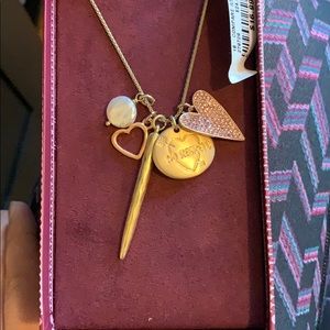 Lucky Brand Gold Charm Necklace NWT